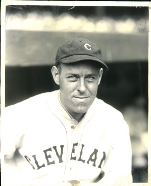 1928 Lew Fonseca Cleveland Indians "The Sporting News Collection Archives" Original Photo (Sporting News Collection Hologram/MEARS Photo LOA)