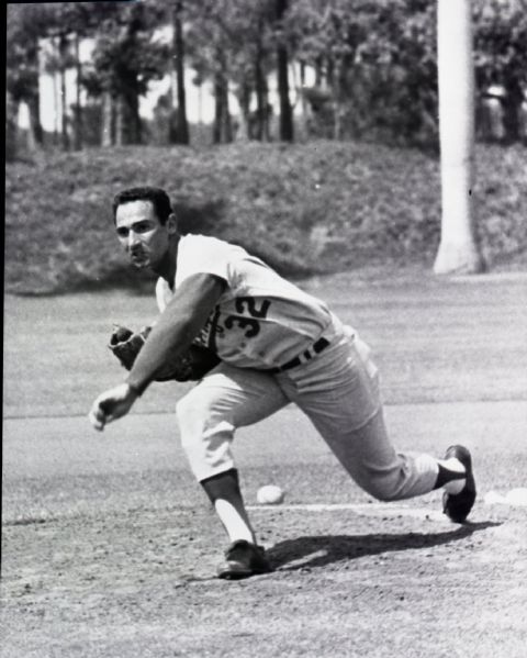 1958-66 Sandy Koufax Los Angeles Dodgers "The Sporting News" Original 3.25" x 4" Black And White Negative (The Sporting News Collection/MEARS Auction LOA) 
