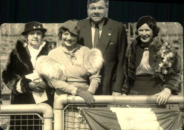 1937-42 Babe Ruth "The Sporting News Collection Archives" Original Photo (Sporting News Collection Hologram/MEARS Photo LOA)