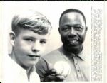 1969 Hank Aaron Atlanta Braves 536th Home Run "The Sporting News Archives" Original Photo (Sporting News Collection Hologram/MEARS Photo LOA)
