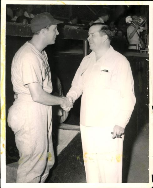 1945-51 Bob Ortiz "The Sporting News Collection Archives" Original  8" x 10" Photo (Sporting News Collection Hologram/MEARS Photo LOA)