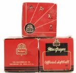 1950s Vintage MacGregor Softball - Lot of 3