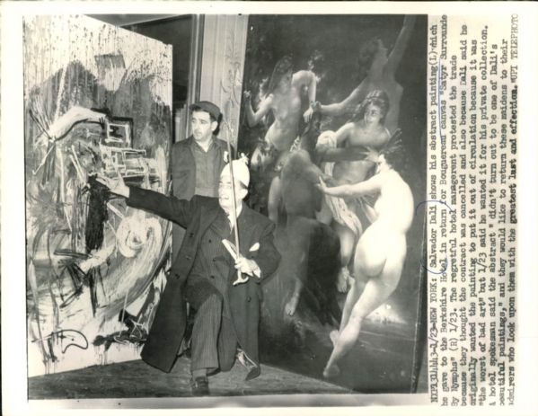1955-72 Salvador Dali "The Sporting News Collection Archives" Original Photos (Sporting News Collection Hologram/MEARS Photo LOA) - Lot of 5
