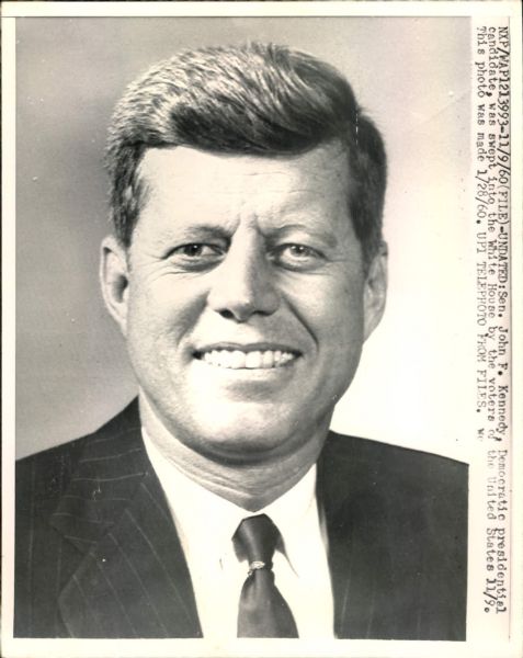 1960 John F Kennedy Original Photo (MEARS Photo LOA)