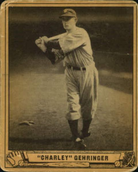 1940 Charley Gehringer Detroit Tigers Play Ball Card #41