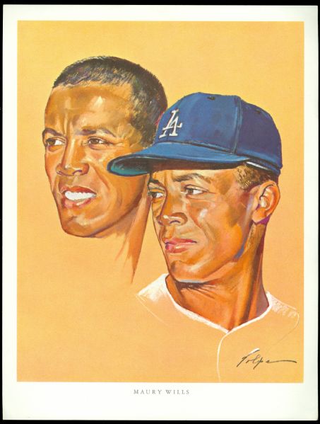 1964 Union Oil Dodgers Premium Pictures Near Set (17/18)
