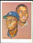 1964 Union Oil Dodgers Premium Pictures Near Set (17/18)
