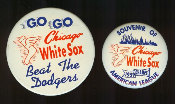 Chicago White Sox 1959 American League Champs Pins (2)