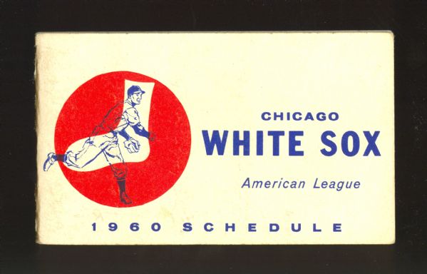 1960-1970 Chicago White Sox Schedule Booklets  (4)