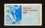 1960-1970 Chicago White Sox Schedule Booklets  (4)