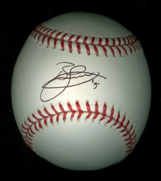 2005 White Sox W.S. Champions A.J. Perzinski & Bobby Jenks Single Signed OML Selig Baseballs (PSA/DNA)