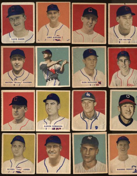 1949-55 Bowman Baseball Cards Chicago White Sox - Lot of 133