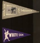 1887 to 1930s Chicago White Sox Baseball Card Mini Pennants Photographs - Lot of 224 (Thought to be every Sox card during this era) Every Card Photographed