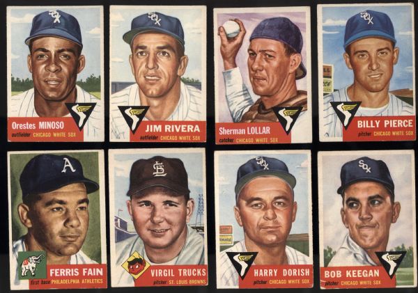 1951-69 Topps Baseball Cards Chicago White Sox