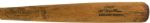 950s Eddie Mathews Milwaukee Braves Store Model 34 1/2 Hillerich & Bradsby Bat 