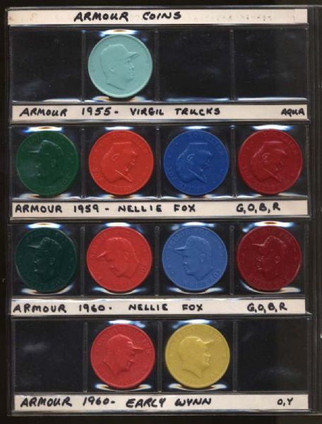 1953-1970s Miscellaneous Chicago White Sox Trading Cards Photos Coins and More 
