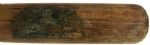 1920s Rogers Horsnby Chicago Cubs Louisville Hilton Collins Co. Mascot Decal Bat 