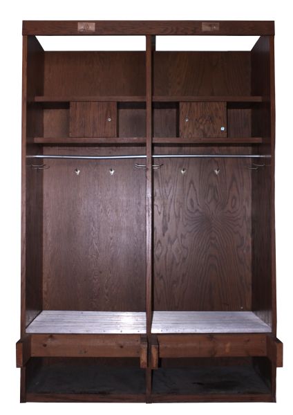 2000-01 Brian Urlacher Chicago Bears Personal Locker - Signed by Urlacher Originally From Bears Auction With Auction Sticker