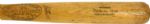 1945-47 Mel Ott H&B Louisville Slugger Professional Model Game Used Bat - Team Index? - New York Giants (MEARS A7)