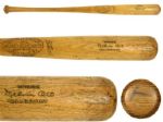1945-47 Mel Ott H&B Louisville Slugger Professional Model Game Used Bat - Team Index? - New York Giants (MEARS A7)