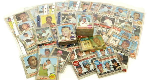 1965-68 Topps Baseball Cards, Mostly 68