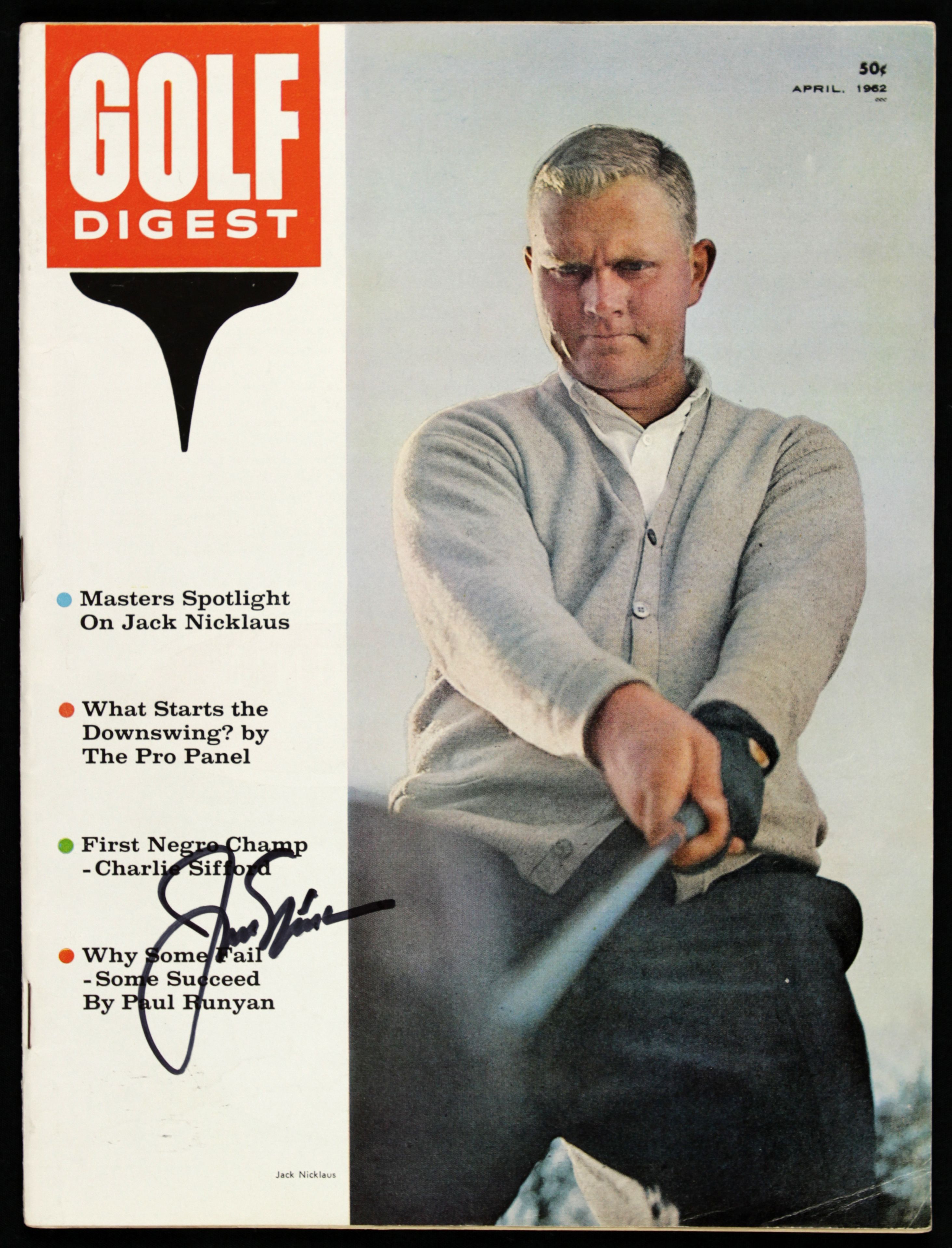 Lot Detail - 1962 Jack Nicklaus Signed Golf Digest Magazine - JSA