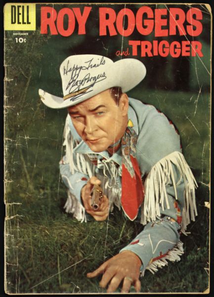 Roy Rogers Signed Roy Rogers and Trigger Comic - JSA