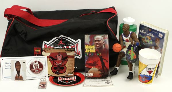 1980s-90s Michael Jordan Chicago Bulls Memorabilia With 2 Unopened Boxes of 1980s Valentines