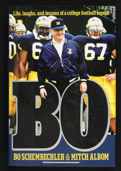 1989 Bo Schembechler University of Michigan Signed Bo Book - JSA