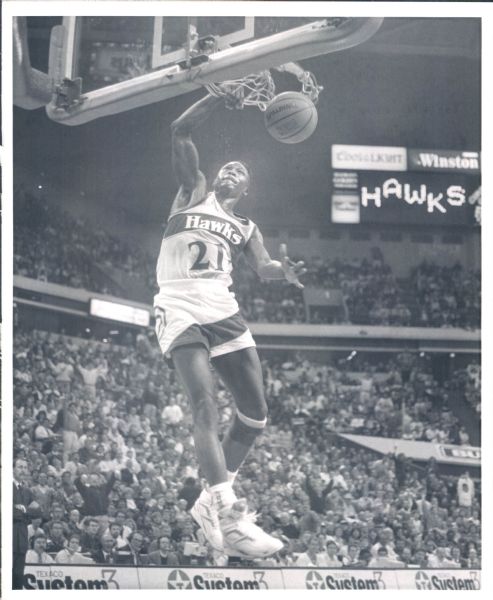 1985-91 Dominique Wilkins Atlanta Hawks "The Sporting News Collection Archives" Original 8" x 10" Photo (Sporting News Collection Hologram/MEARS Photo LOA) - Lot of 13