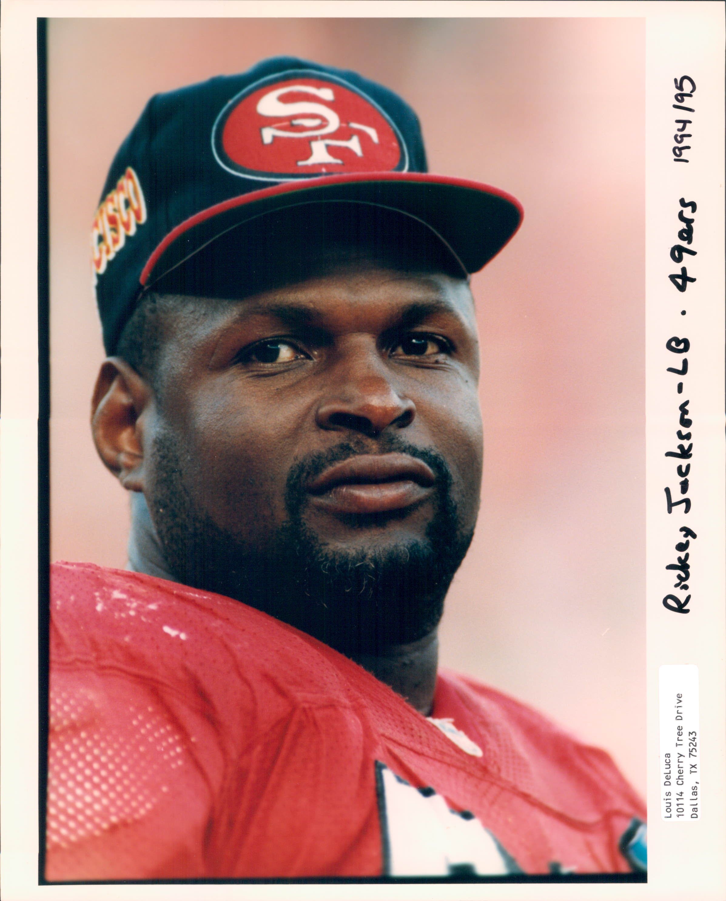 Rickey Jackson San Francisco 49ers Autographed Signed Red