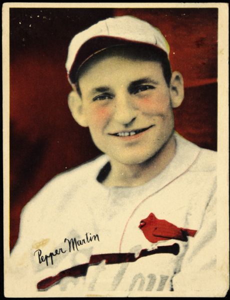 Lot Detail - 1936 Pepper Martin St. Louis Cardinals Goudey R312 Premium