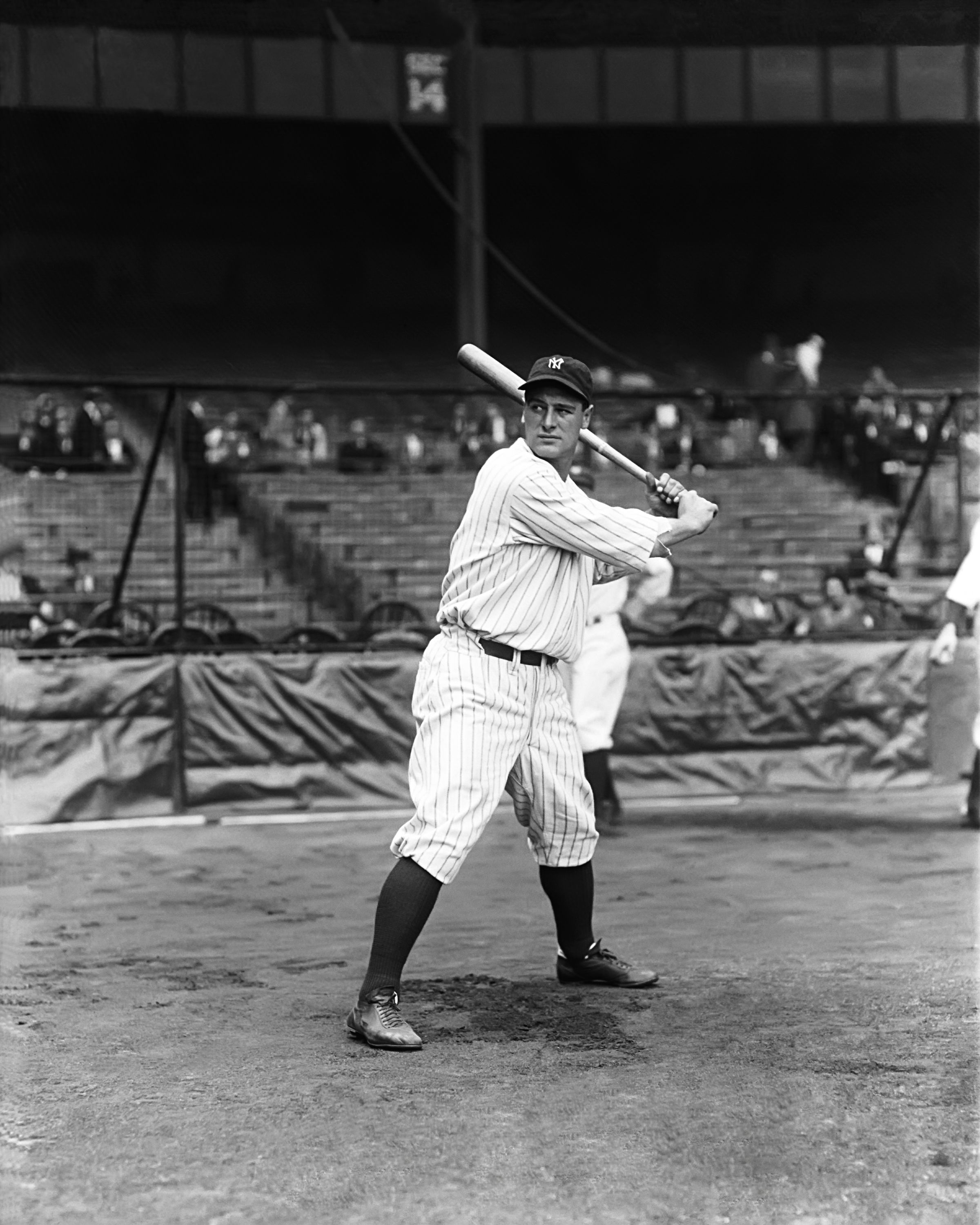 Lou Gehrig Conlon Color Photo