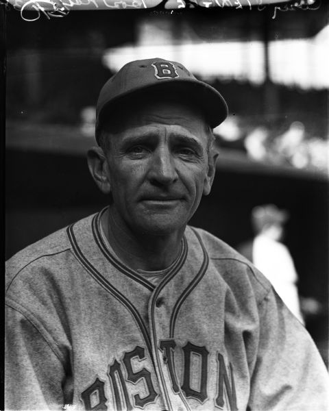 1938 Casey Stengel Boston Bees Charles Conlon Original 11" x 14" Photo Hand Developed from Glass Plate Negative & Published (The Sporting News Hologram/MEARS Photo LOA)