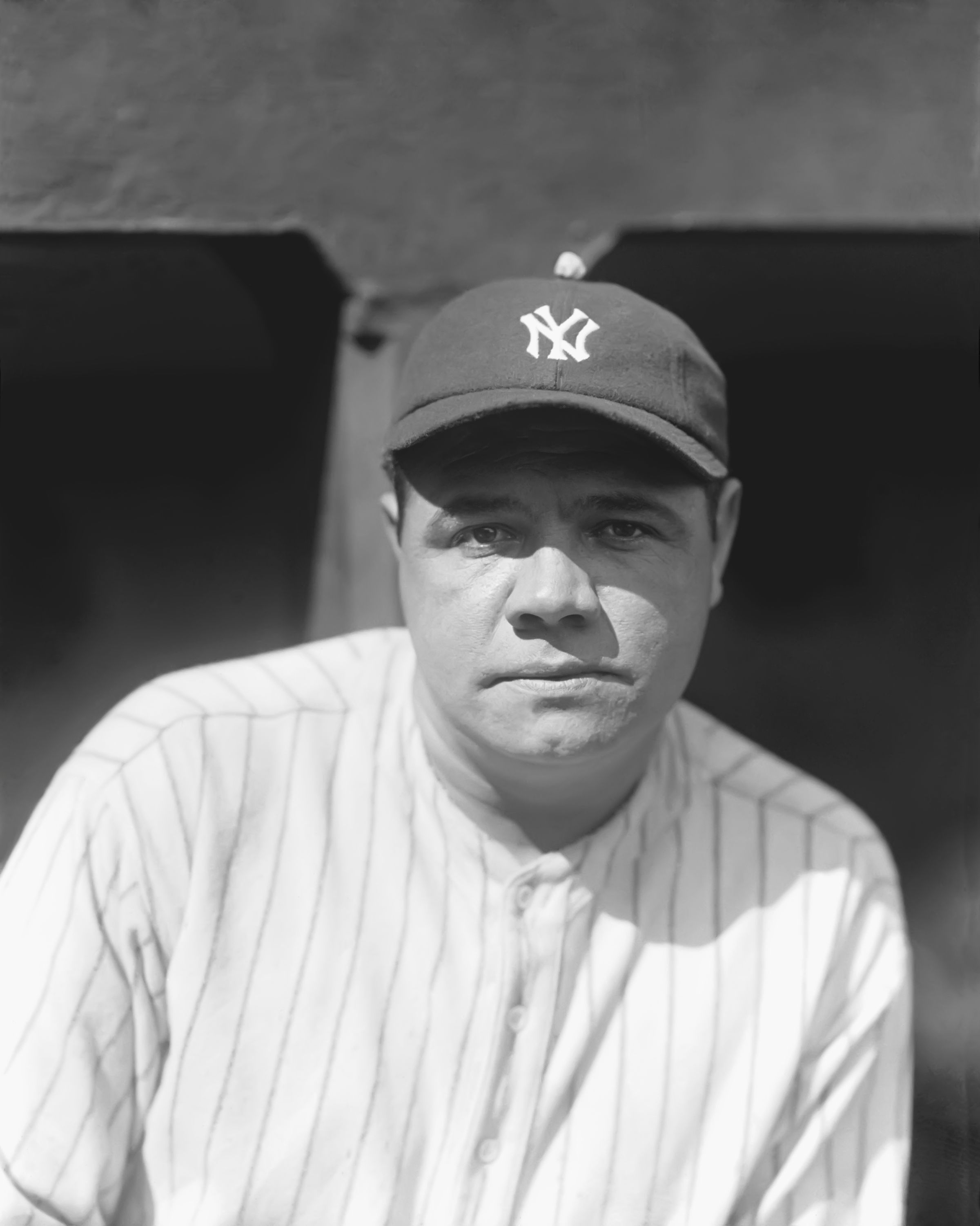 Baseball in Color - Babe Ruth, NY Yankees - 1924 Original B/W from the  Library of Congress - National Photo Company Collection