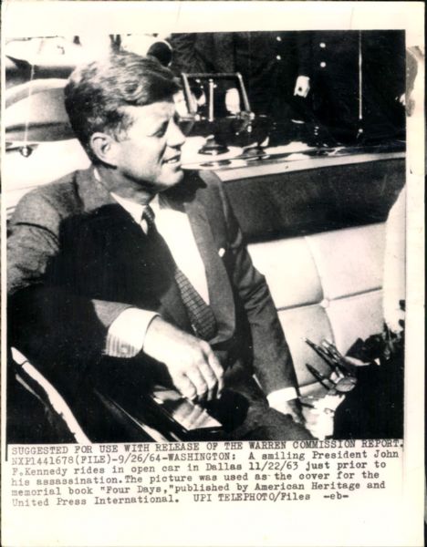 1963 John F Kennedy Dallas Original Photo (MEARS Photo LOA)