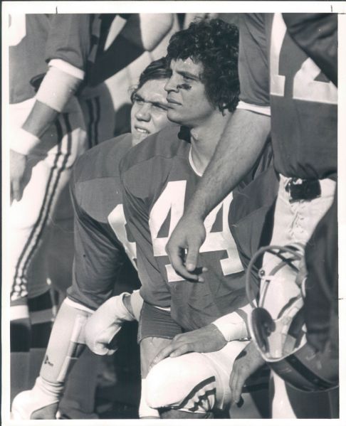 1971-81 Ed Marinaro Cornell Vikings "TSN Collection Archives" Original Photo (Sporting News Collection Hologram/MEARS Photo LOA) - Lot of 7