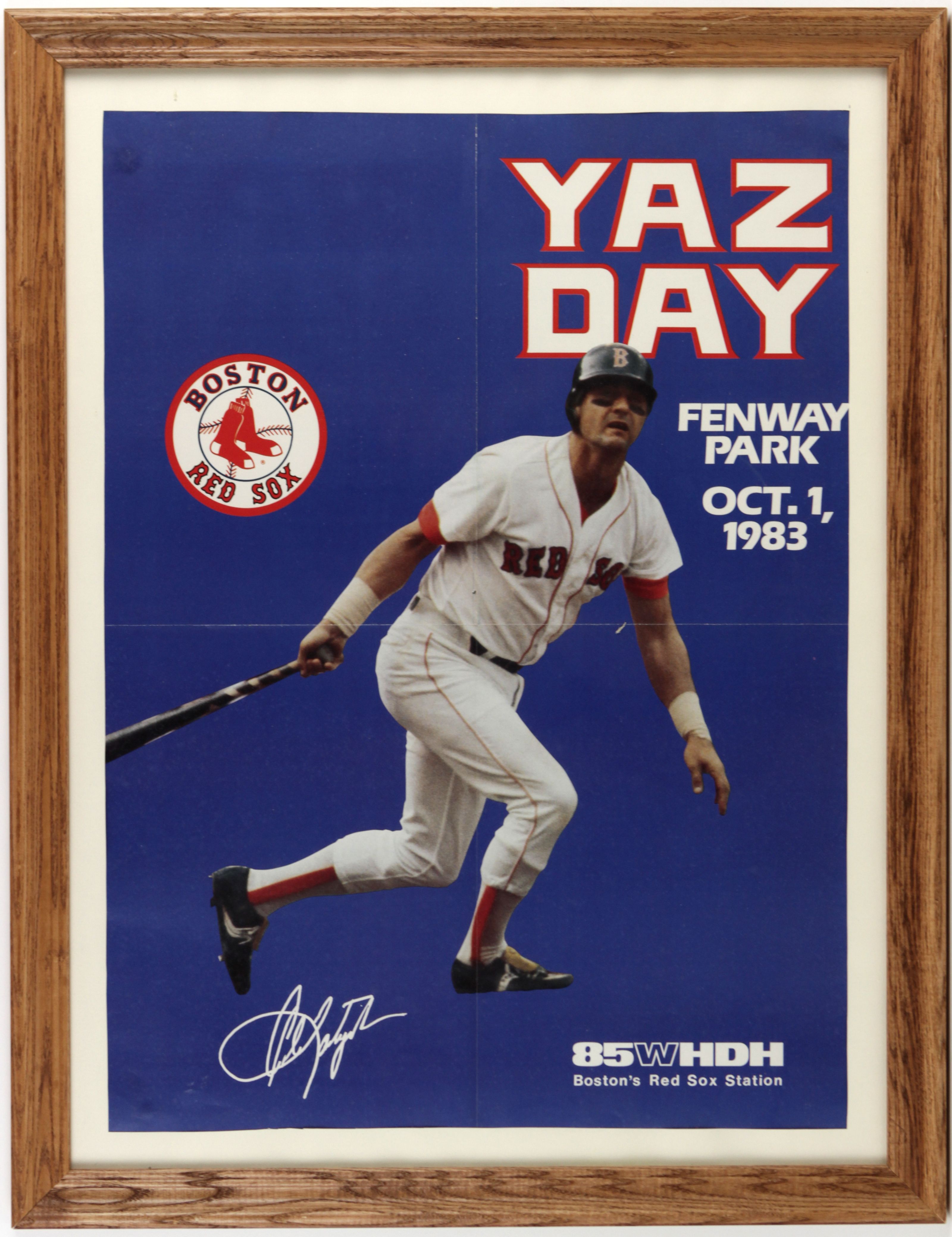 CARL YASTRZEMSKI NEW ENGLAND I Love You 10-1-83 BOSTON RED SOX SI Poster