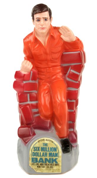 1974-78 Steve Austin Six Million Dollar Man Vinyl Bank