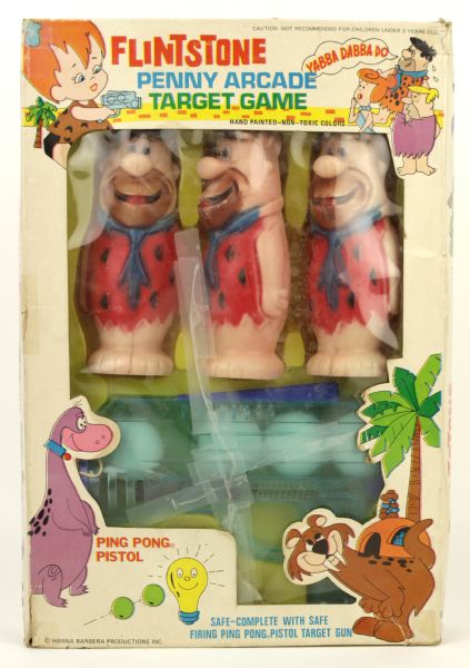 1976 The Flintstones Penny Arcade Target Game MIB