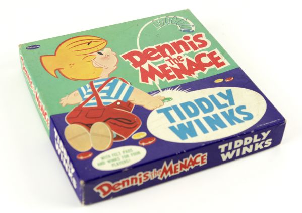 1961 Dennis The Menace Tiddly Winks Game