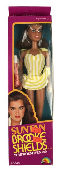 1982 LJN Brooke Shields Year Round Funtan Doll MIB