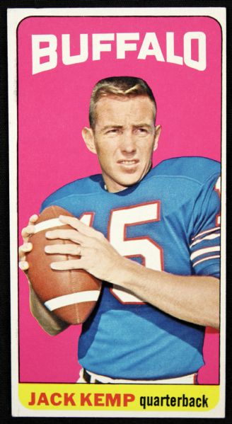 1965 Jack Kemp Buffalo Bills Topps #35 Card - Short Print 