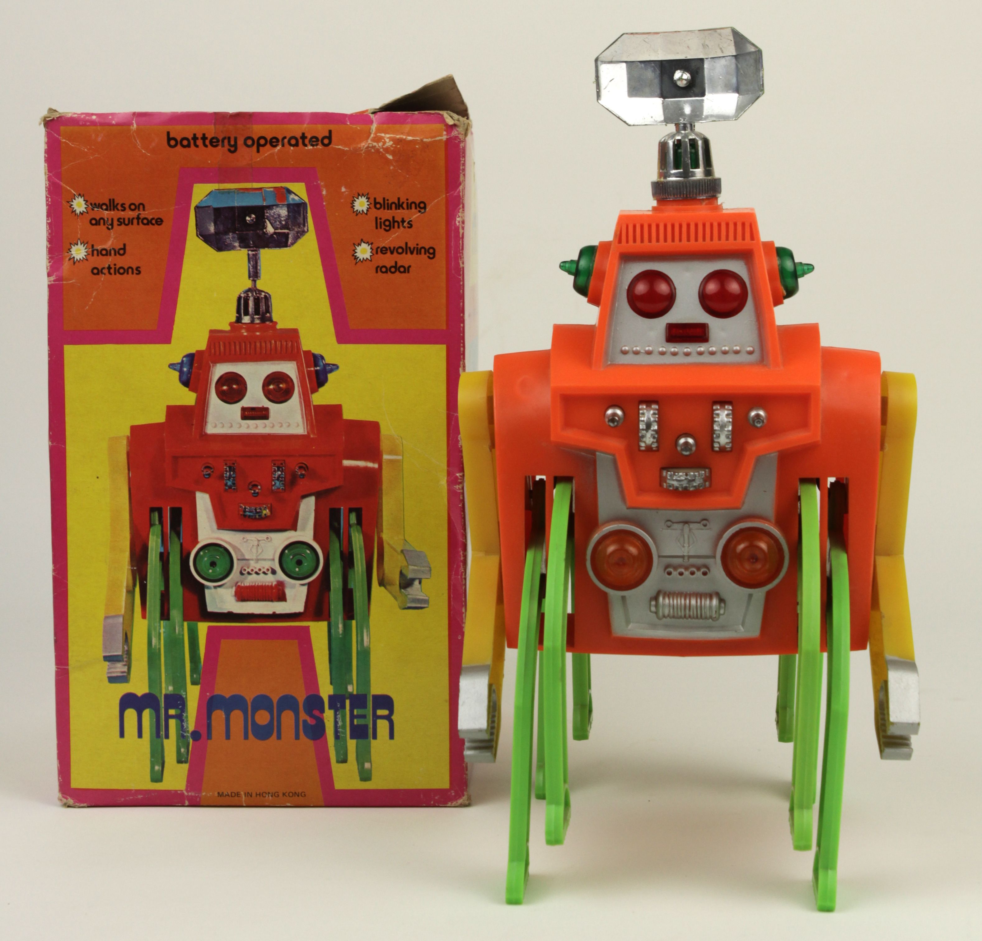 Lot Detail - 1950's Mr. Monster Robotic Toy MIB