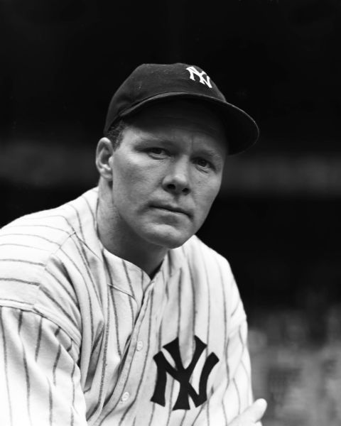 1938 Spud Chandler New York Yankees Charles Conlon Original 11" x 14" Photo Hand Developed from Glass Plate Negative & Published (The Sporting News Hologram/MEARS Photo LOA)