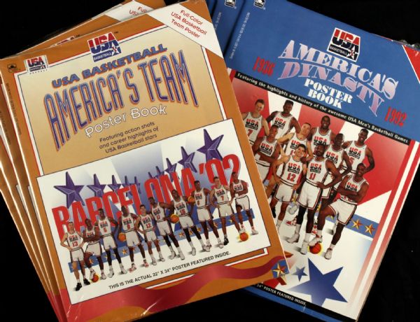 1992 Dream Team Poster Book - Lot of 8