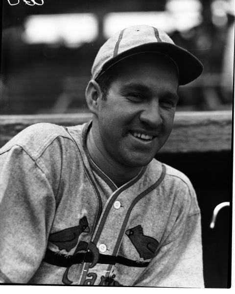 1938 Enos Slaughter St. Louis Cardinals Charles Conlon Original 11" x 14" Photo Hand Developed from Glass Plate Negative & Published (The Sporting News Hologram/MEARS Photo LOA)