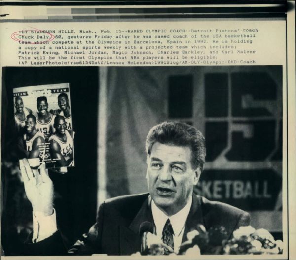 1978-94 Chuck Daly Detroit Pistons "The Sporting News Collection Archives" Original Photos (Sporting News Collection Hologram/MEARS Photo LOA) - Lot of 75