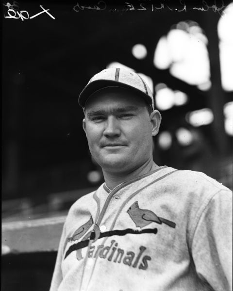 1938 Johnny Mize St. Louis Cardinals Charles Conlon Original 11" x 14" Photo Hand Developed from Glass Plate Negative & Published (The Sporting News Hologram/MEARS Photo LOA)