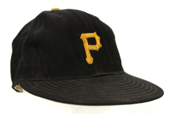 1960-70s Pittsburgh Pirates Game Worn #42 Cap (MEARS Auction LOA)